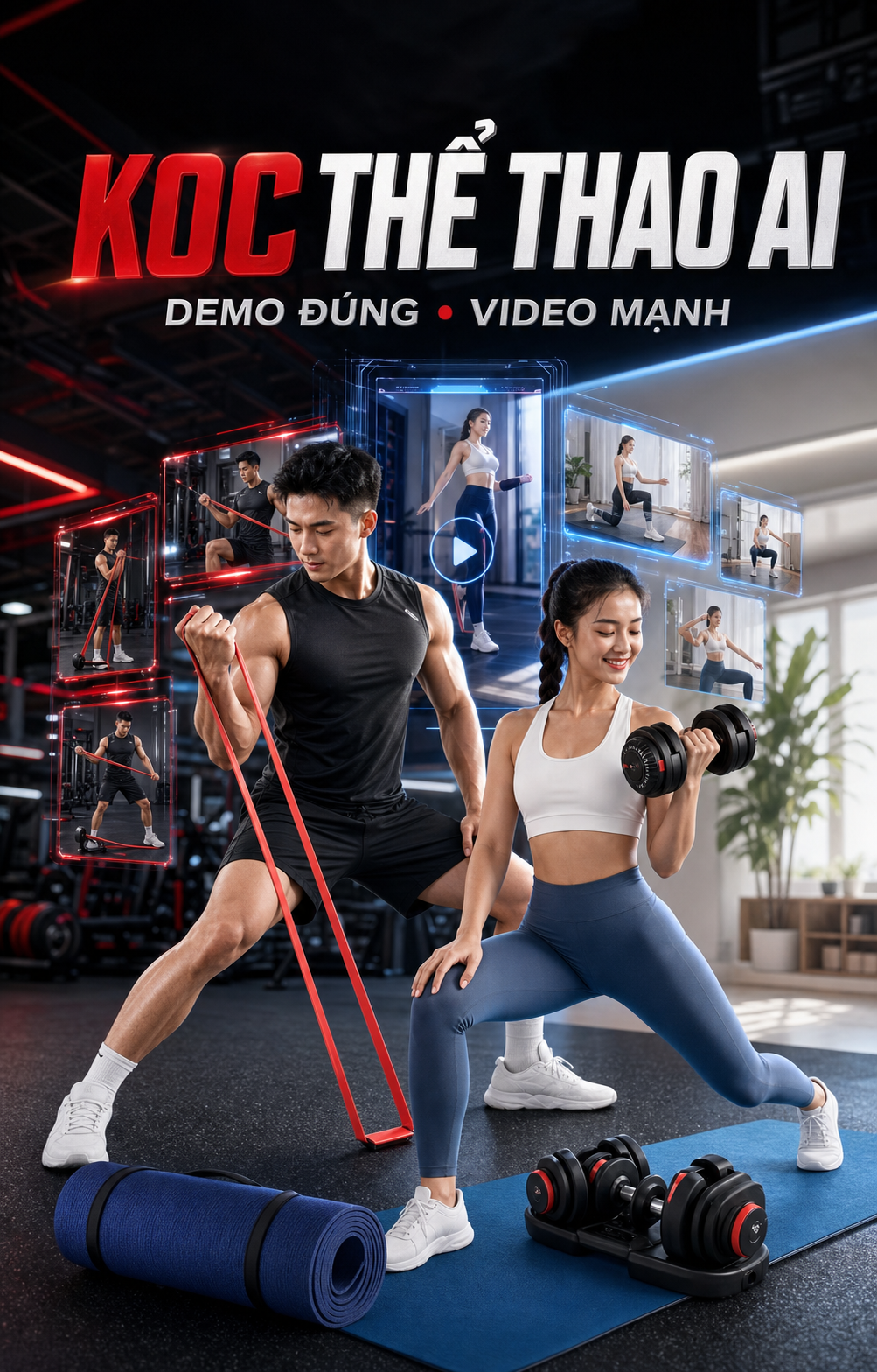 KOC Thể Thao AI – Demo Dụng Cụ Bán Hàng