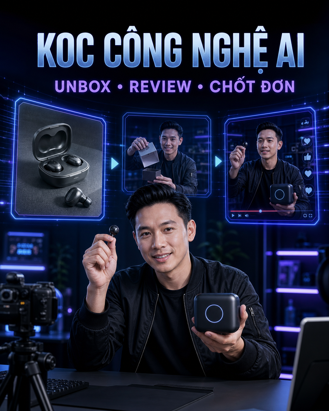 KOC Công Nghệ AI – Unbox & Review Bán Hàng